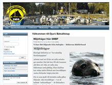Tablet Screenshot of djuro-batsallskap.se